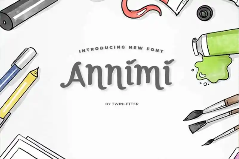 Annimi Script Font