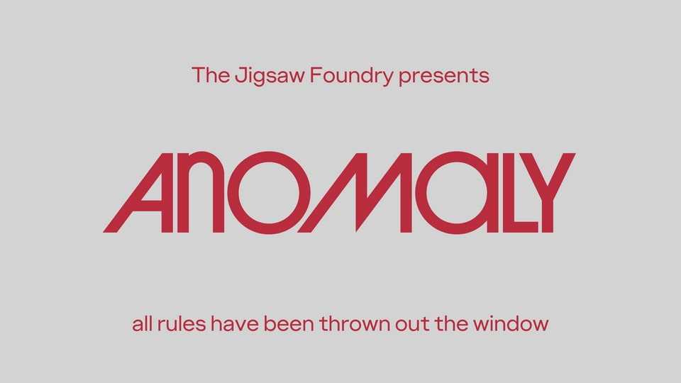 Anomaly Font › Fontesk