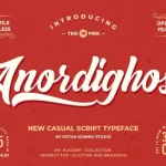 Anordighos Script Font
