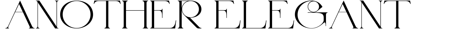 Another Elegant Font