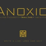 Anoxic Font Family - Fonte Grátis Anoxic Font Family