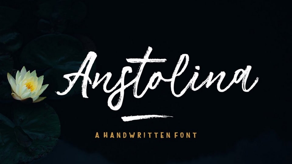 Anstolina Script Font › Fontesk