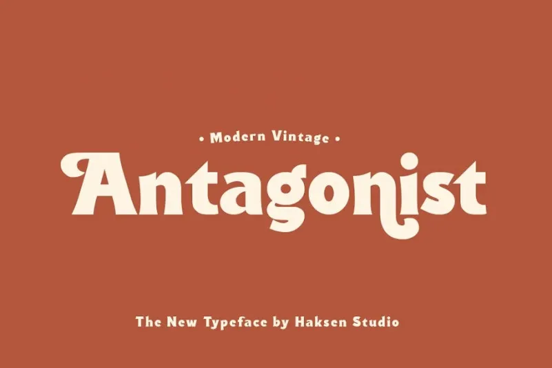 Antagonist Bold Serif Font