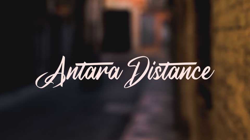 Antara Distance Font › Fontesk