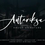 Antariksa Script Font