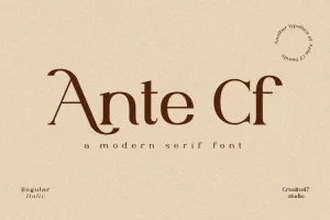 Ante Cf Font