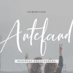 Antefand Script Font