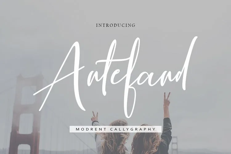 Antefand Script Font