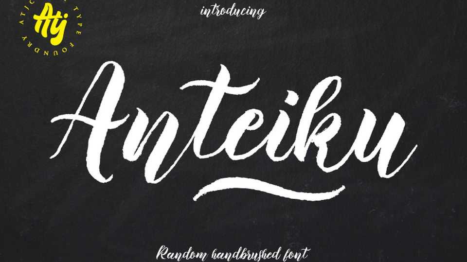 Anteiku Font › Fontesk