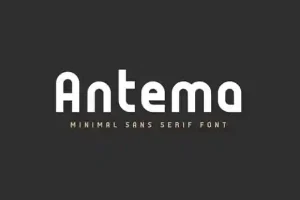 Antema Minimal Font