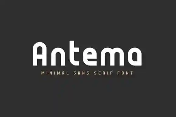 Antema Minimal Font
