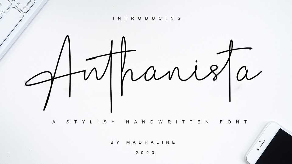 Anthanista Script Font › Fontesk