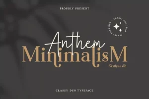 Anthem Minimalism font