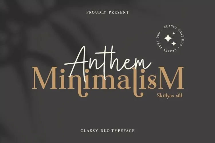 Anthem Minimalism font