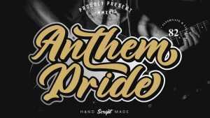 Anthem Pride Font › Fontesk