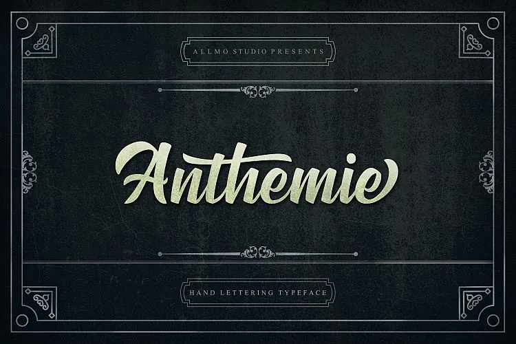 Anthemie Script Font Demo