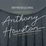 Anthony Houston Font
