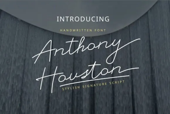 Anthony Houston Font