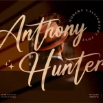 Anthony Hunter Font - Fonte Grátis Anthony Hunter Font