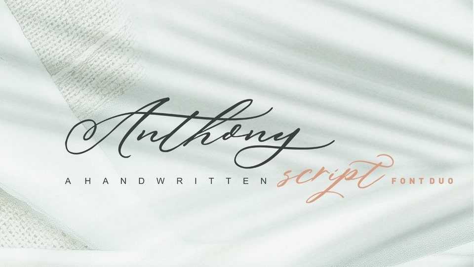 Anthony Script Font › Fontesk