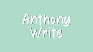 Anthony Write Font › Fontesk