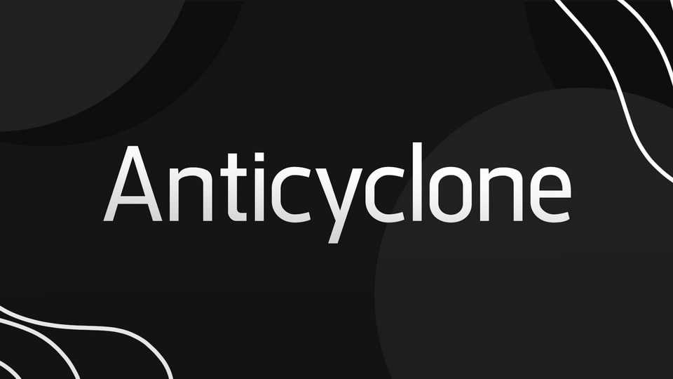 Anticyclone Font Family › Fontesk