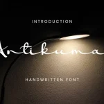 Antikuman Handwritten Font