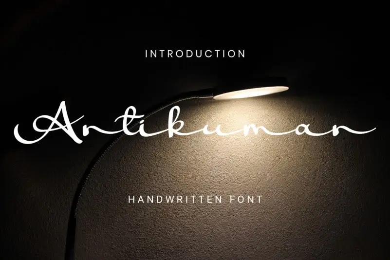 Antikuman Handwritten Font