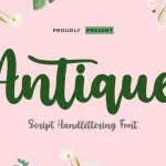 Antique Script Font
