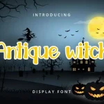 Antique witch Display Font