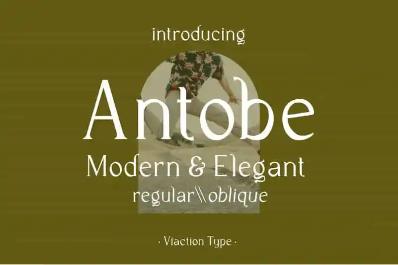 Antobe Serif Font
