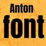 Anton Typeface