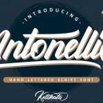 Antonellie Script Font › Fontesk
