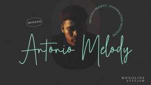 Antonio Melody Font › Fontesk