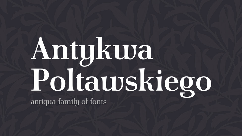 Antykwa Poltawskiego Font › Fontesk