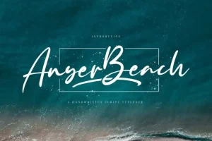 Anyer Beach Script Font