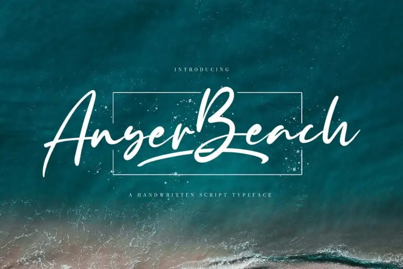 Anyer Beach Script Font
