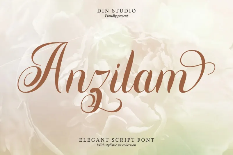 Anzilam Calligraphy Font