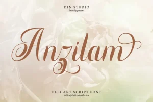 Anzilam Calligraphy Font