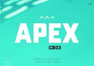 Apex MK3 Display Typeface
