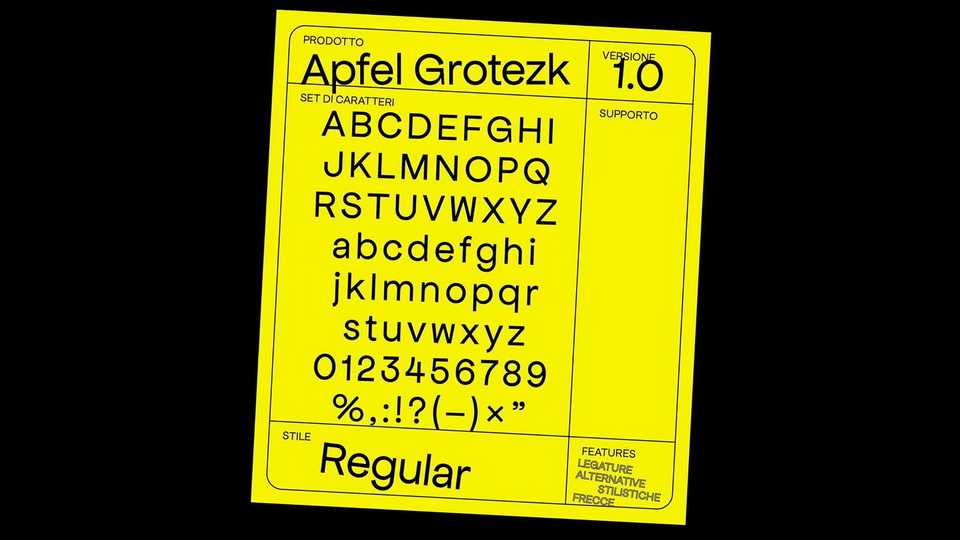 Apfel Grotezk Font › Fontesk