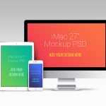 Apple Devices PSD Mockup Templates