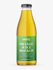Apple juice mockup