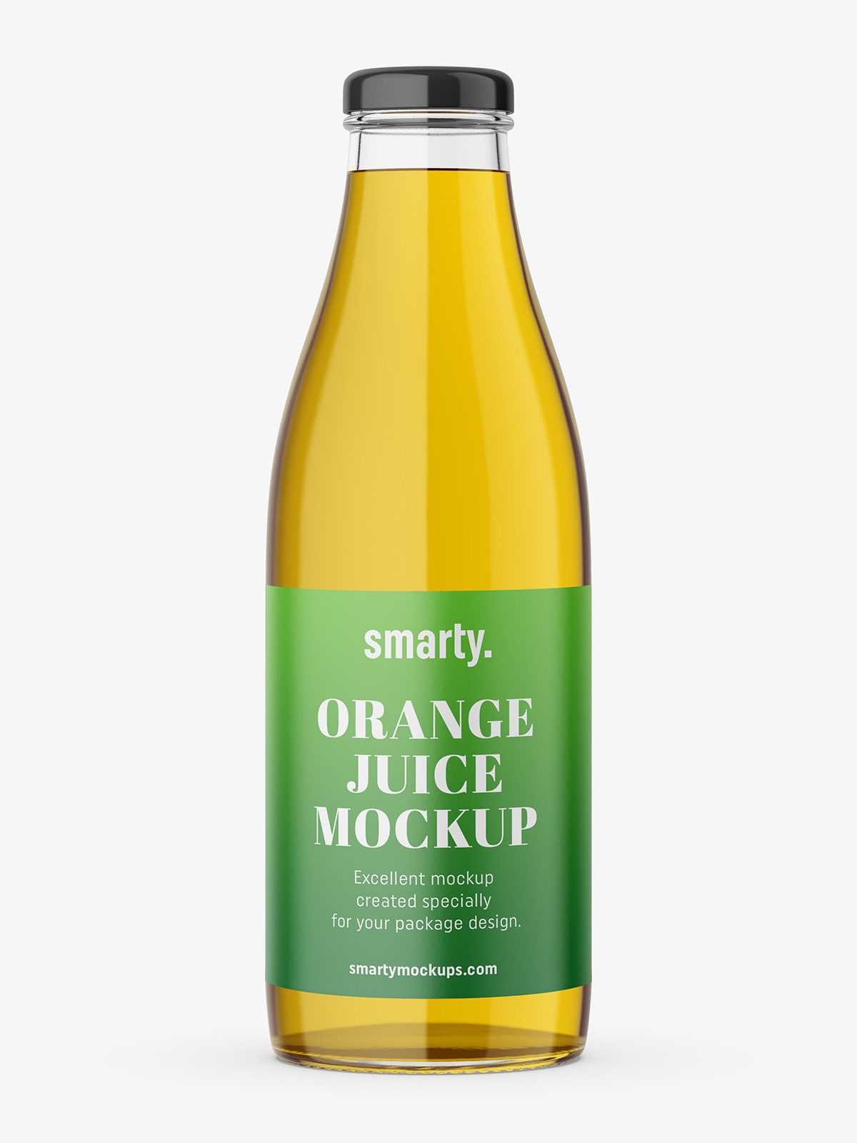 Apple juice mockup