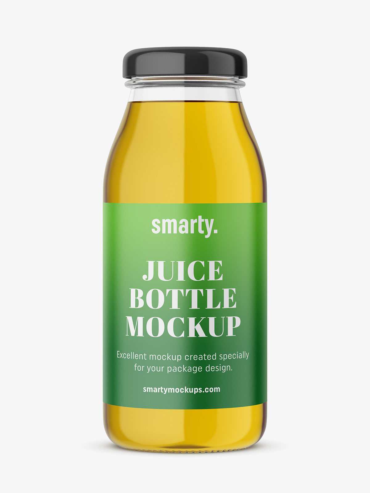 Apple juice mockup