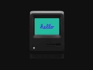 Apple Macintosh Mockup