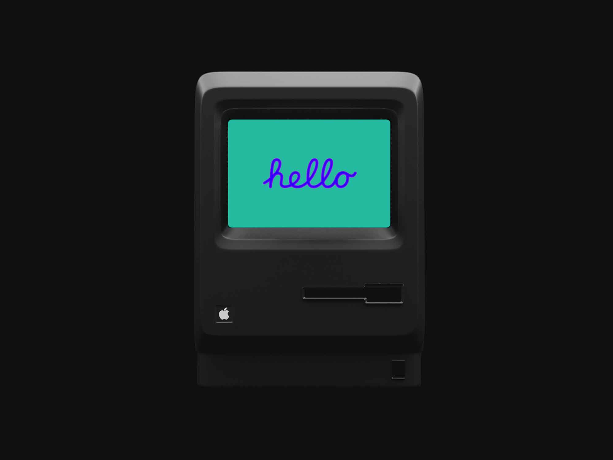 Apple Macintosh Mockup