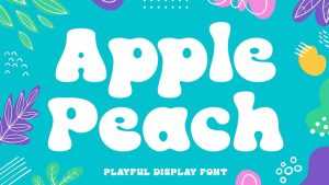 Apple Peach Font › Fontesk