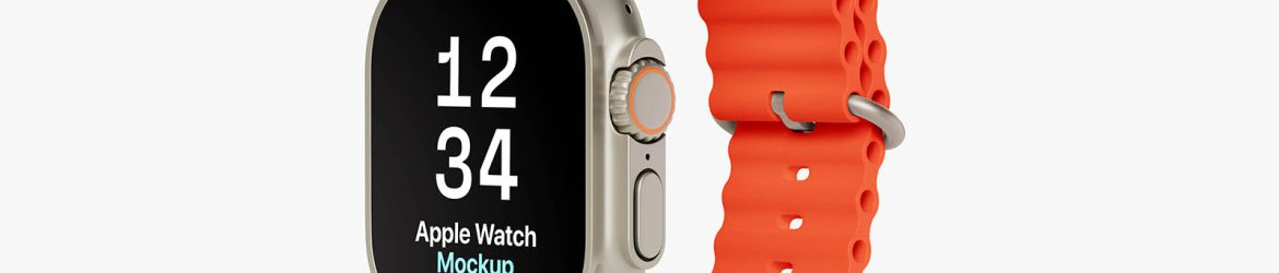 Apple Watch Ultra mockup
