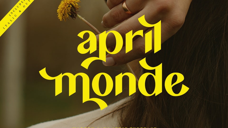 April Monde Font › Fontesk
